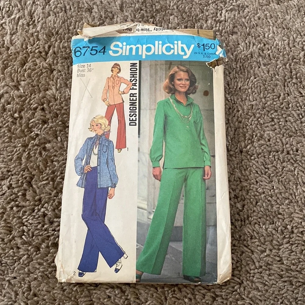 FINAL PRICE $10 Vintage Lot of Sewing Patterns Lot #4 - Picture 12 of 13